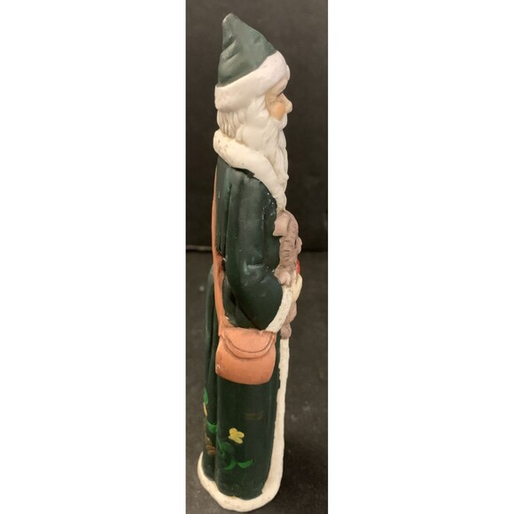 Two Old World Santa Claus Figurines Tall Style Christmas Decor - Picture 3 of 11
